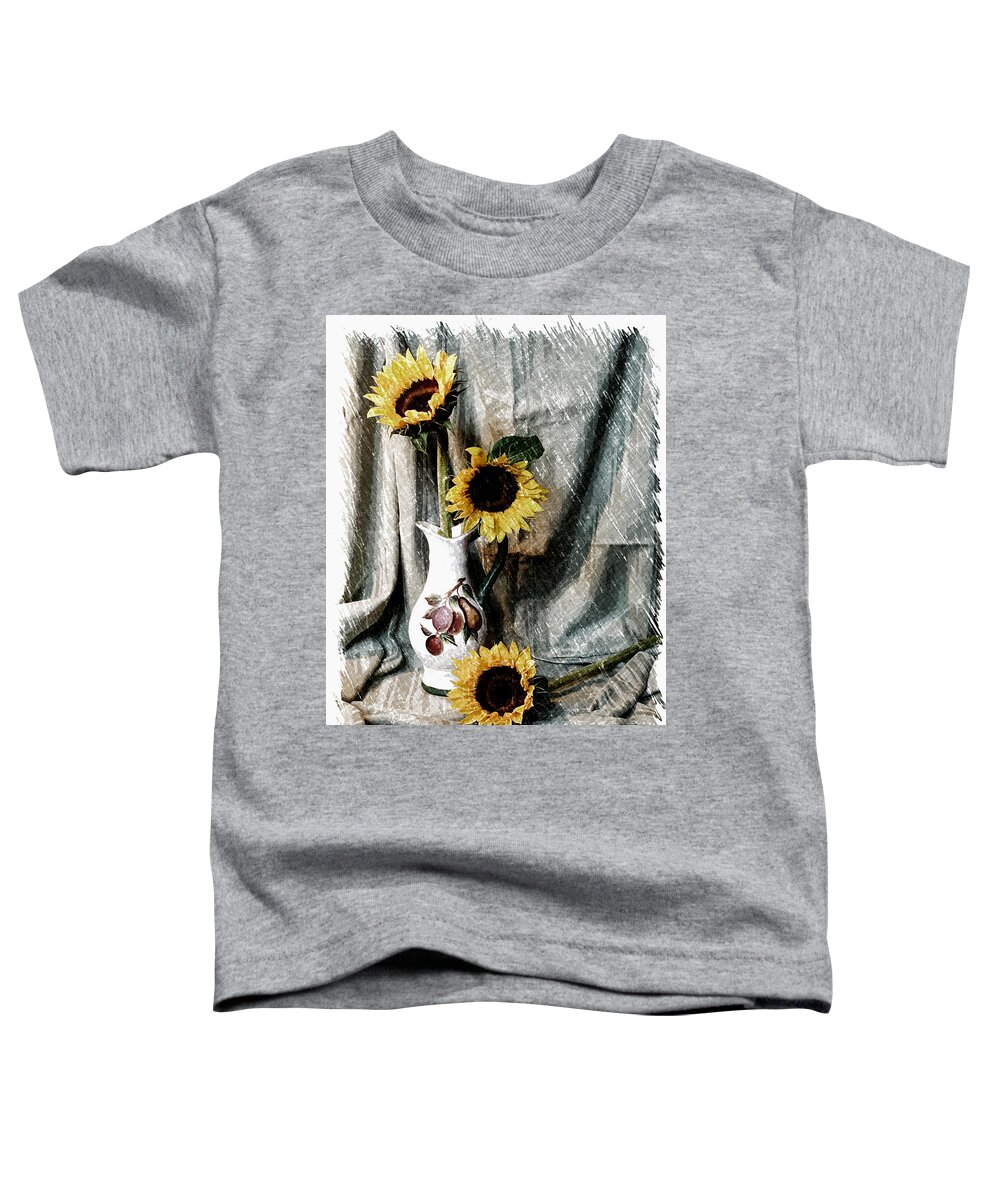 Fx Toddler T-Shirt featuring the photograph Sunflowers by Pat Exum