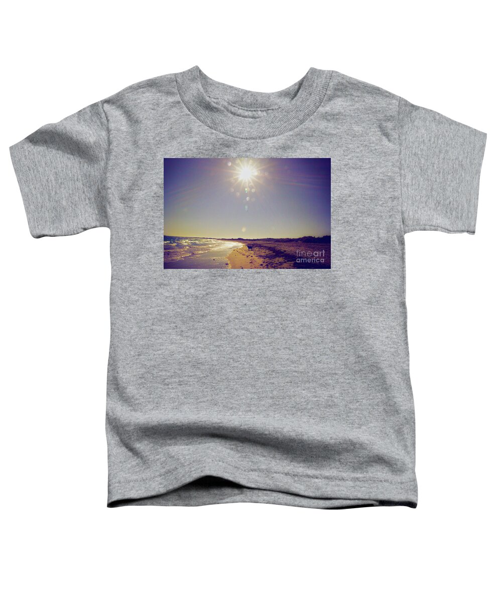 Dog Toddler T-Shirt featuring the photograph Sunny Day by Cassandra Buckley