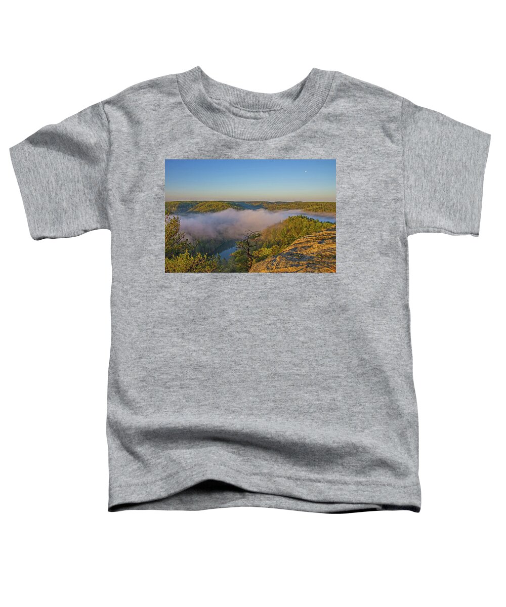 Mill Creek Lake Toddler T-Shirt featuring the photograph Sunrise at Mill Creek lake. by Ulrich Burkhalter
