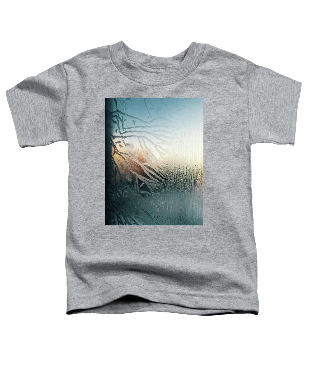  Toddler T-Shirt featuring the photograph Sunrise through the Frost by Brian Sereda