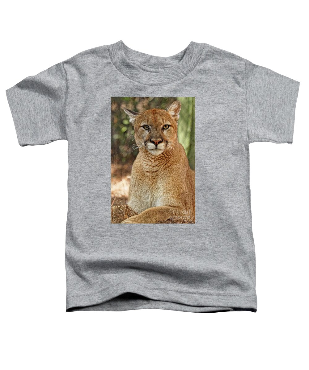 Cougar Toddler T-Shirt featuring the photograph Surveying His Kingdom by Jo Ann Gregg