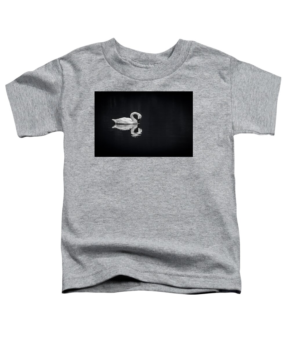  Toddler T-Shirt featuring the photograph Swans by David Downs