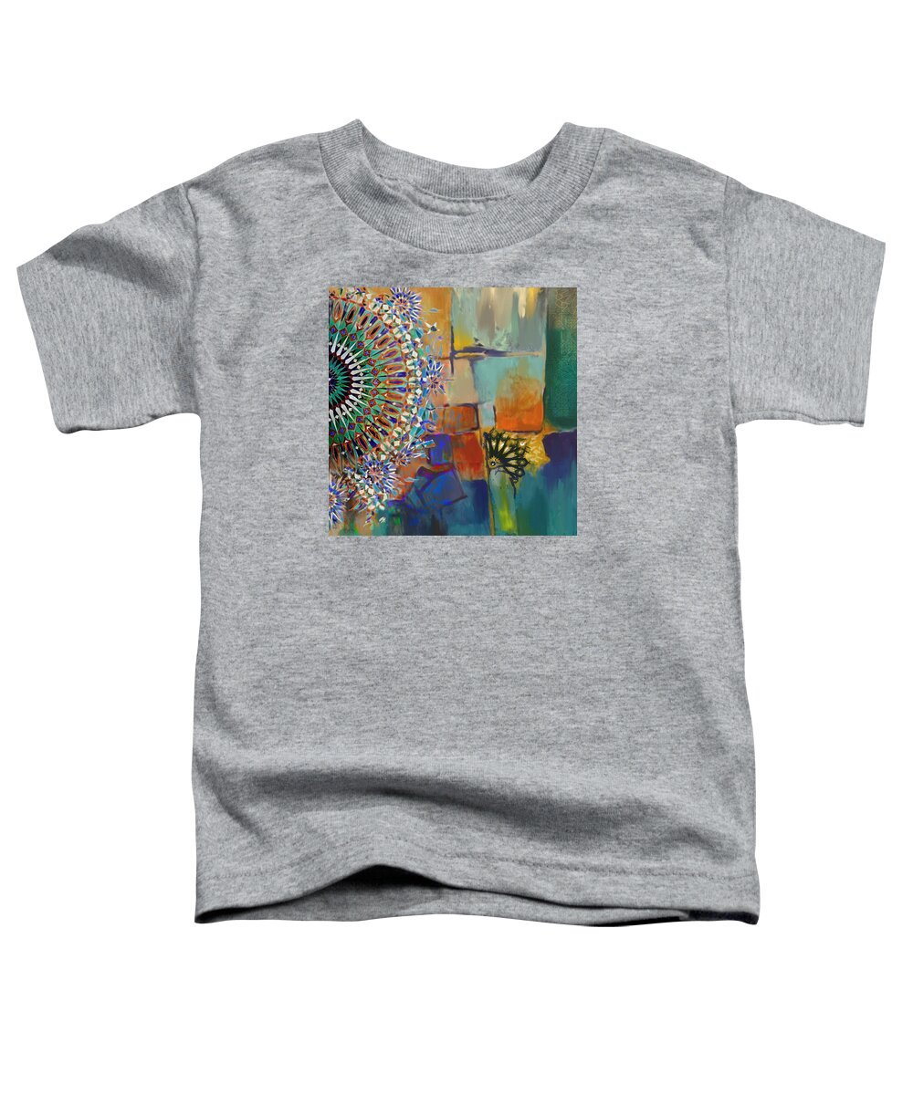 Spanish Toddler T-Shirt featuring the painting TCM Spanish 164 by Mawra Tahreem