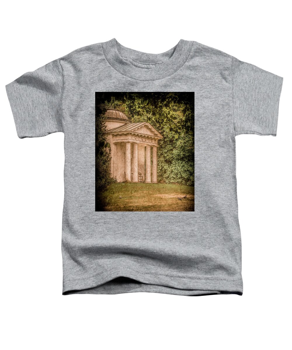 England Toddler T-Shirt featuring the photograph Kew Gardens, England - Temple of Bellona by Mark Forte