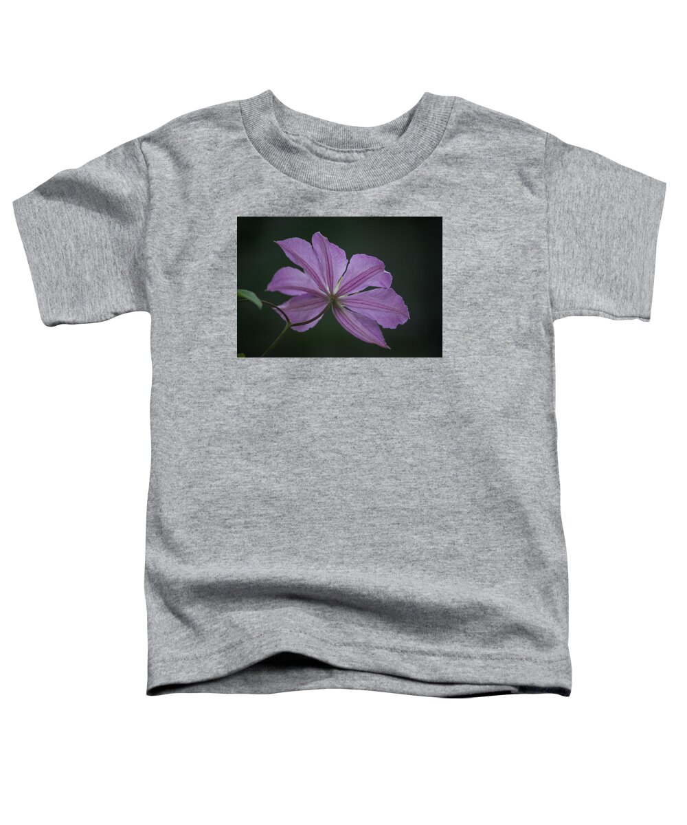 Photograph Toddler T-Shirt featuring the photograph Teresas Clematis by Suzanne Gaff