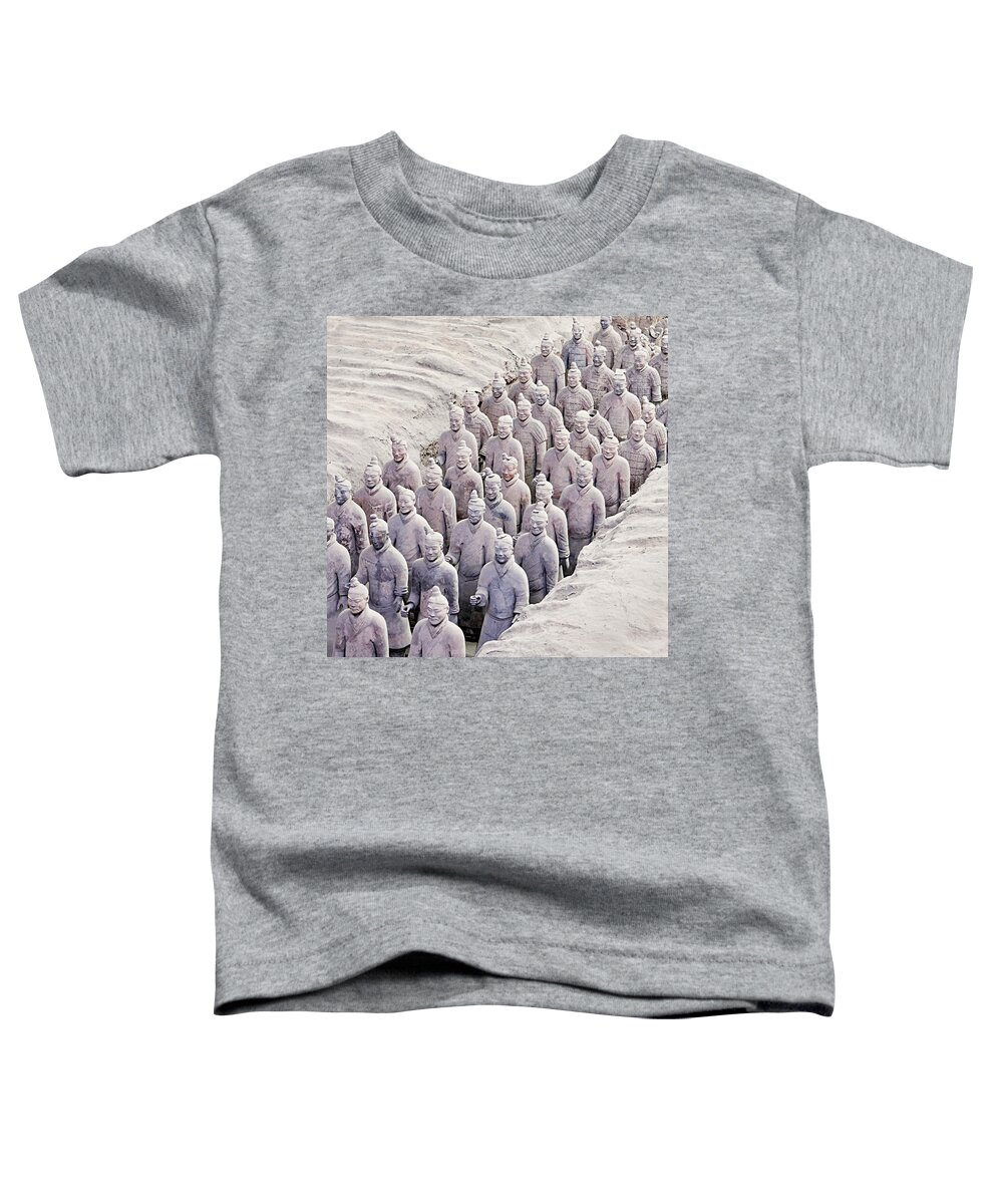 China Toddler T-Shirt featuring the photograph Terracotta Warriors by Marla Craven