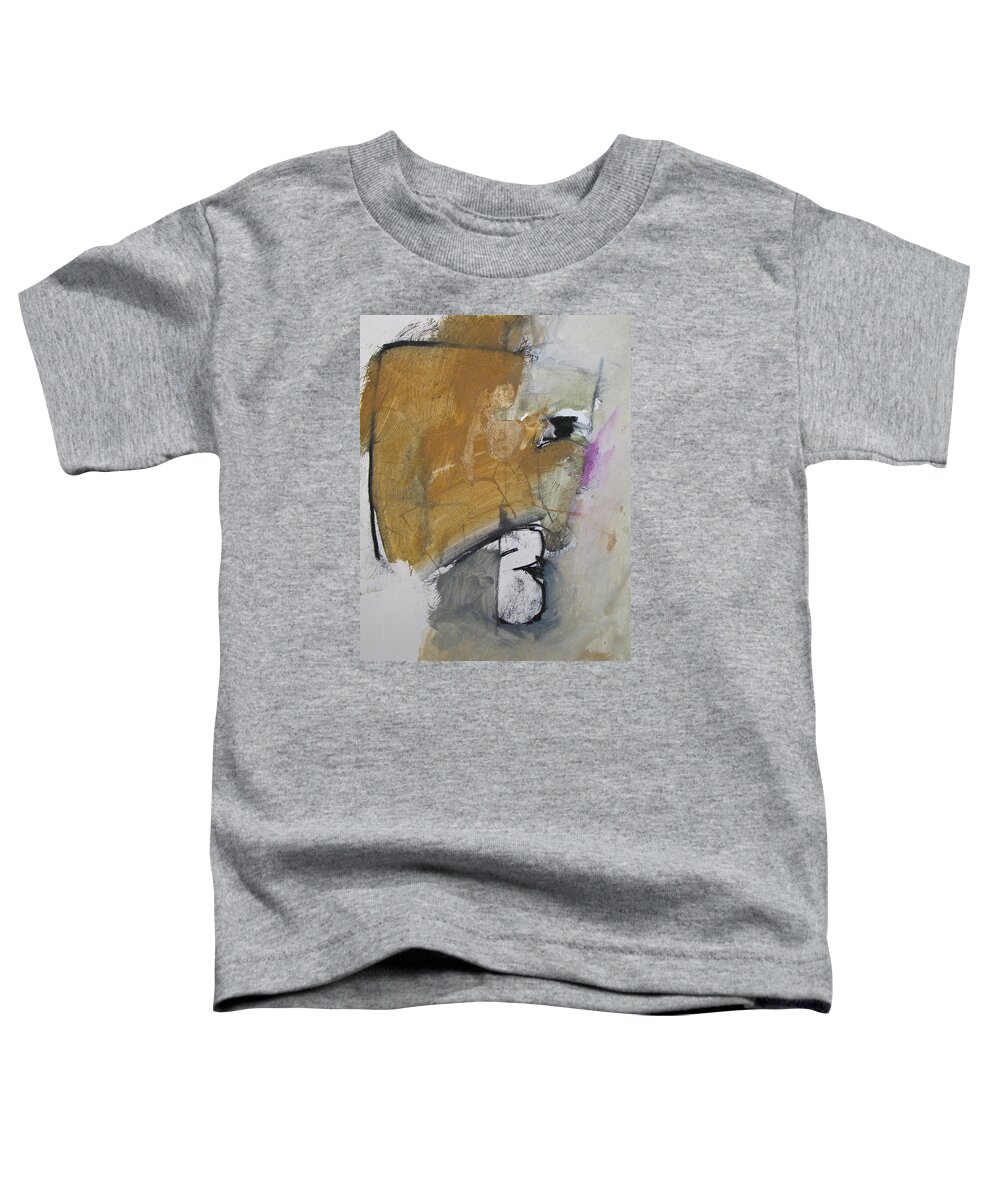 Abstract Painting Toddler T-Shirt featuring the painting The B Story by Cliff Spohn
