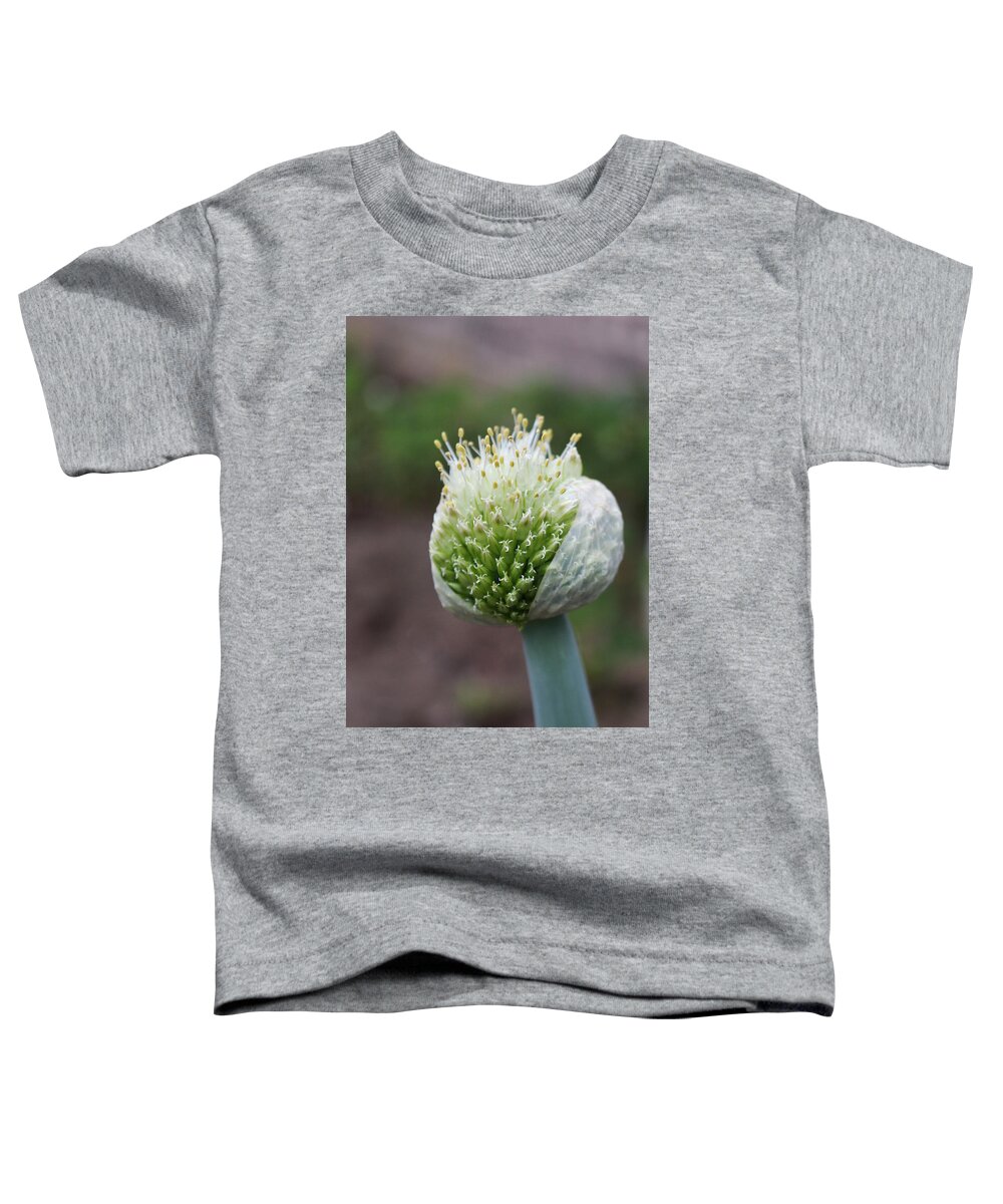 Flower Toddler T-Shirt featuring the photograph The beginning by Rose Benson