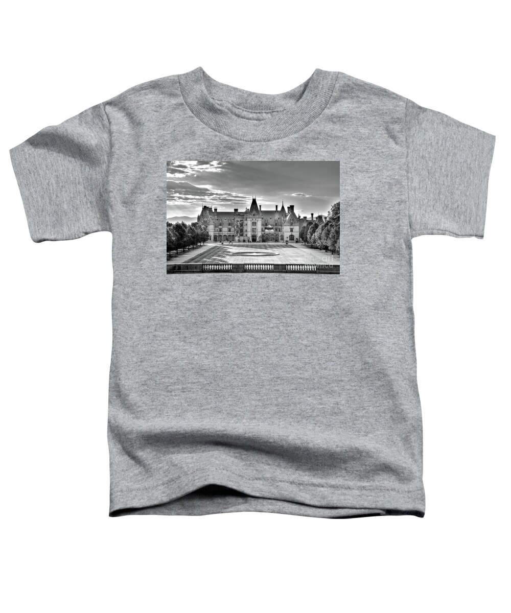 The Biltmore House Toddler T-Shirt featuring the photograph The Biltmore by Savannah Gibbs