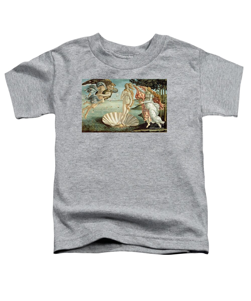 The Toddler T-Shirt featuring the painting The Birth of Venus by Sandro Botticelli
