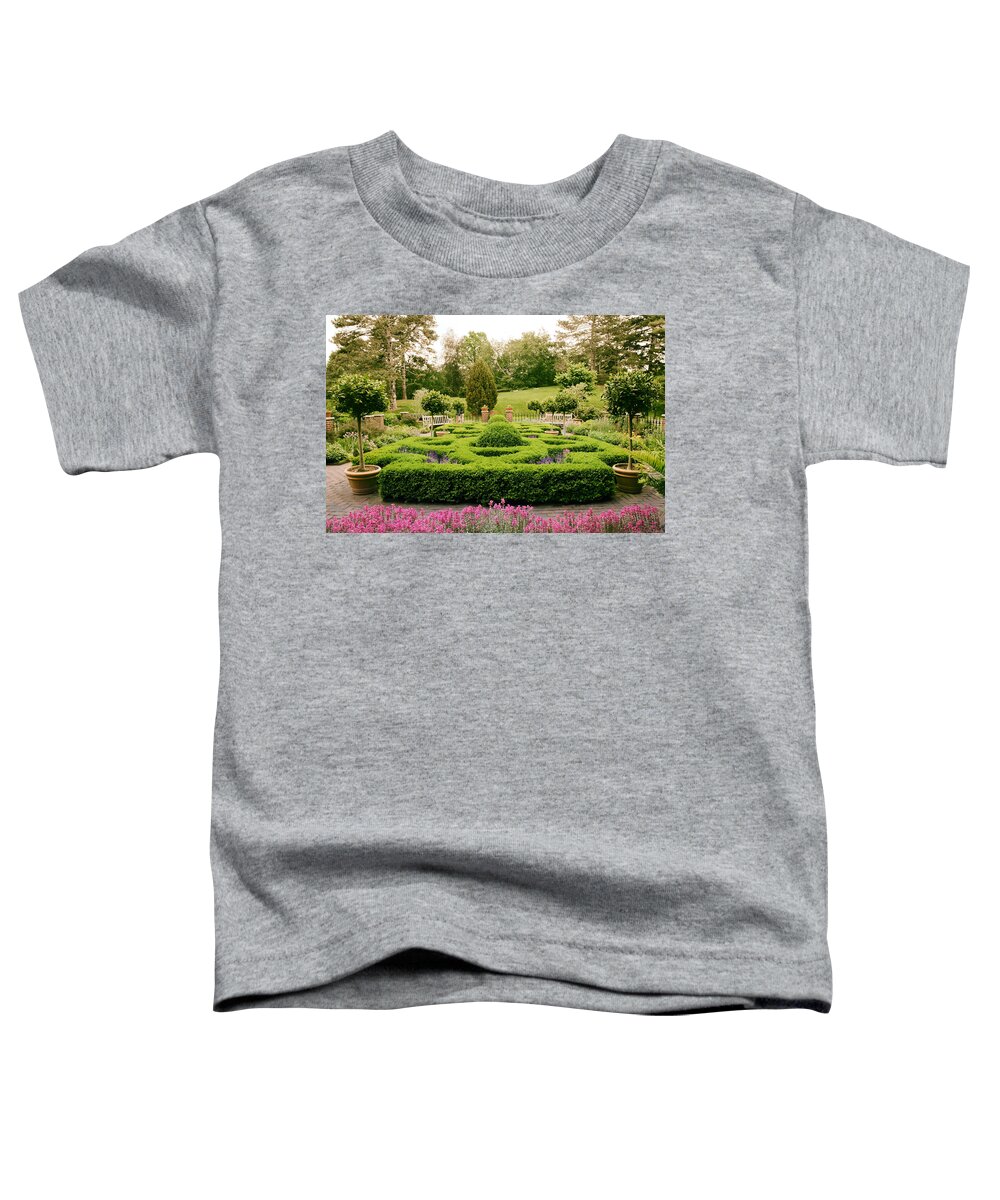 Herb Garden Toddler T-Shirt featuring the photograph The Botanical Herb Garden by Jessica Jenney
