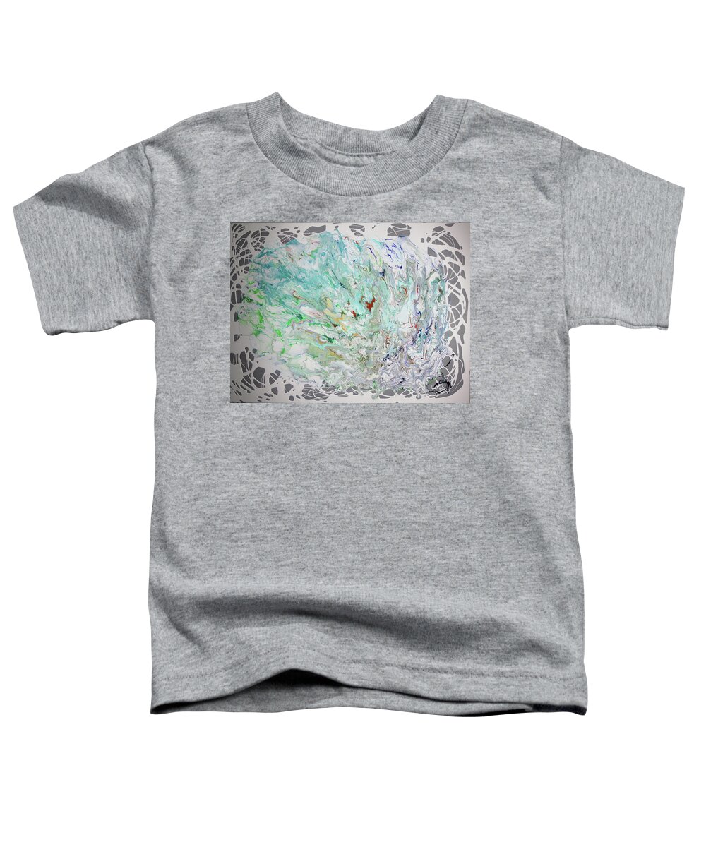  Toddler T-Shirt featuring the painting Printempo by Madeleine Arnett