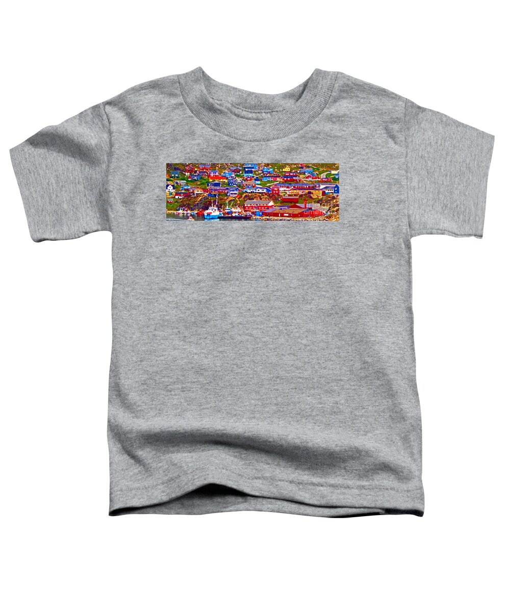 Color Toddler T-Shirt featuring the photograph The Colors of Qaqortoq by Steve C Heckman