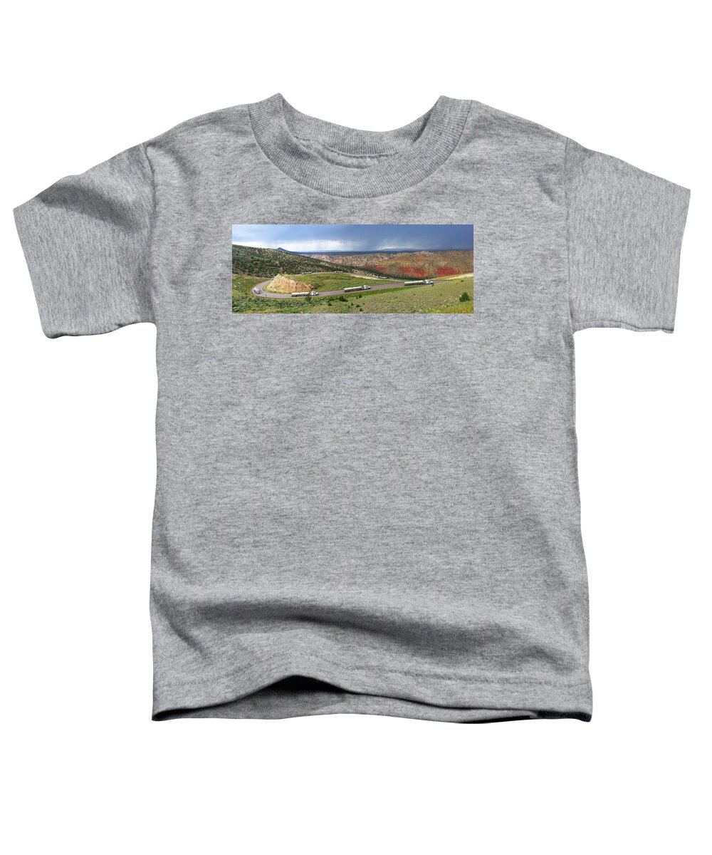Convoy Toddler T-Shirt featuring the photograph The Department of Redundancy Department by David Andersen