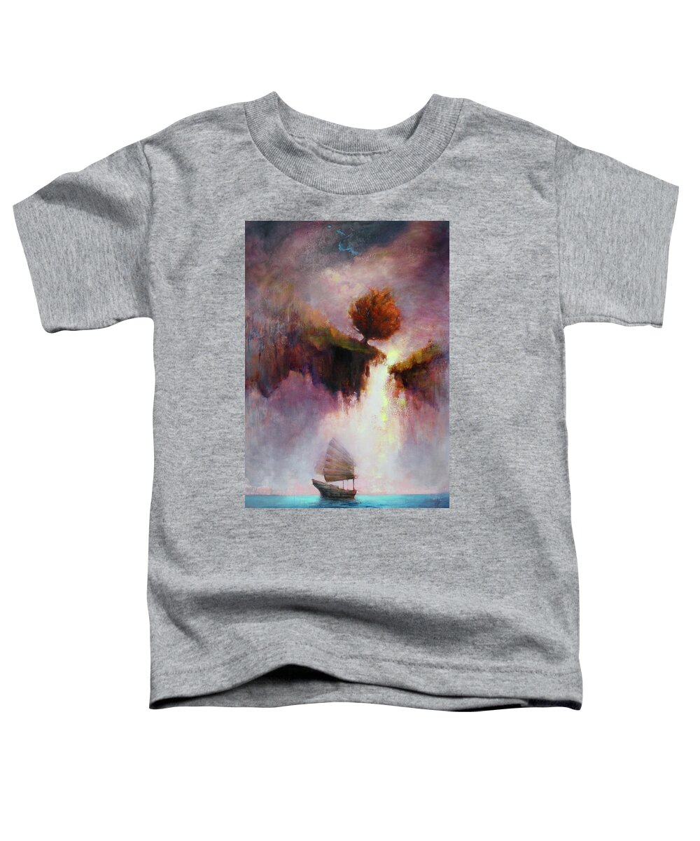 Landscape Toddler T-Shirt featuring the painting The Gates of Elysium by Joshua Smith