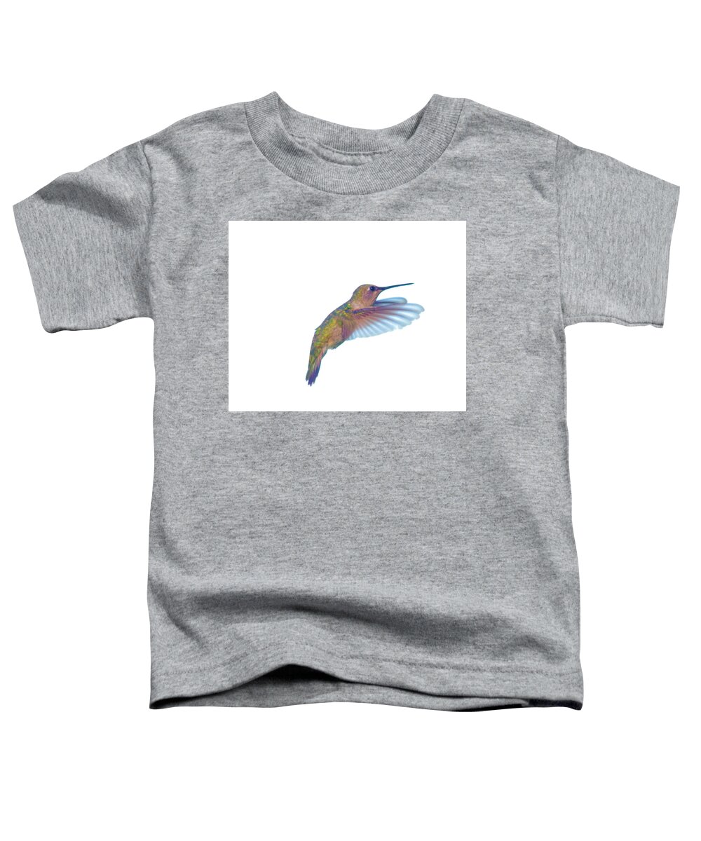 Birds Toddler T-Shirt featuring the photograph The grace of a hummingbird by Jeff Swan