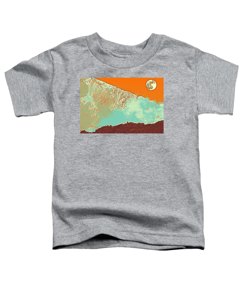 Nature Toddler T-Shirt featuring the painting The Himalayas by Celestial Images