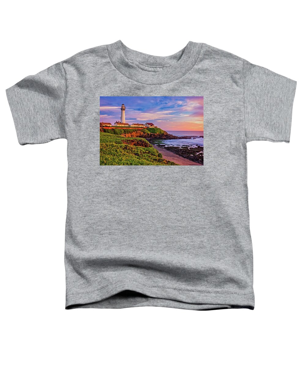 Beach Toddler T-Shirt featuring the photograph The Light of Sunset by John Hight