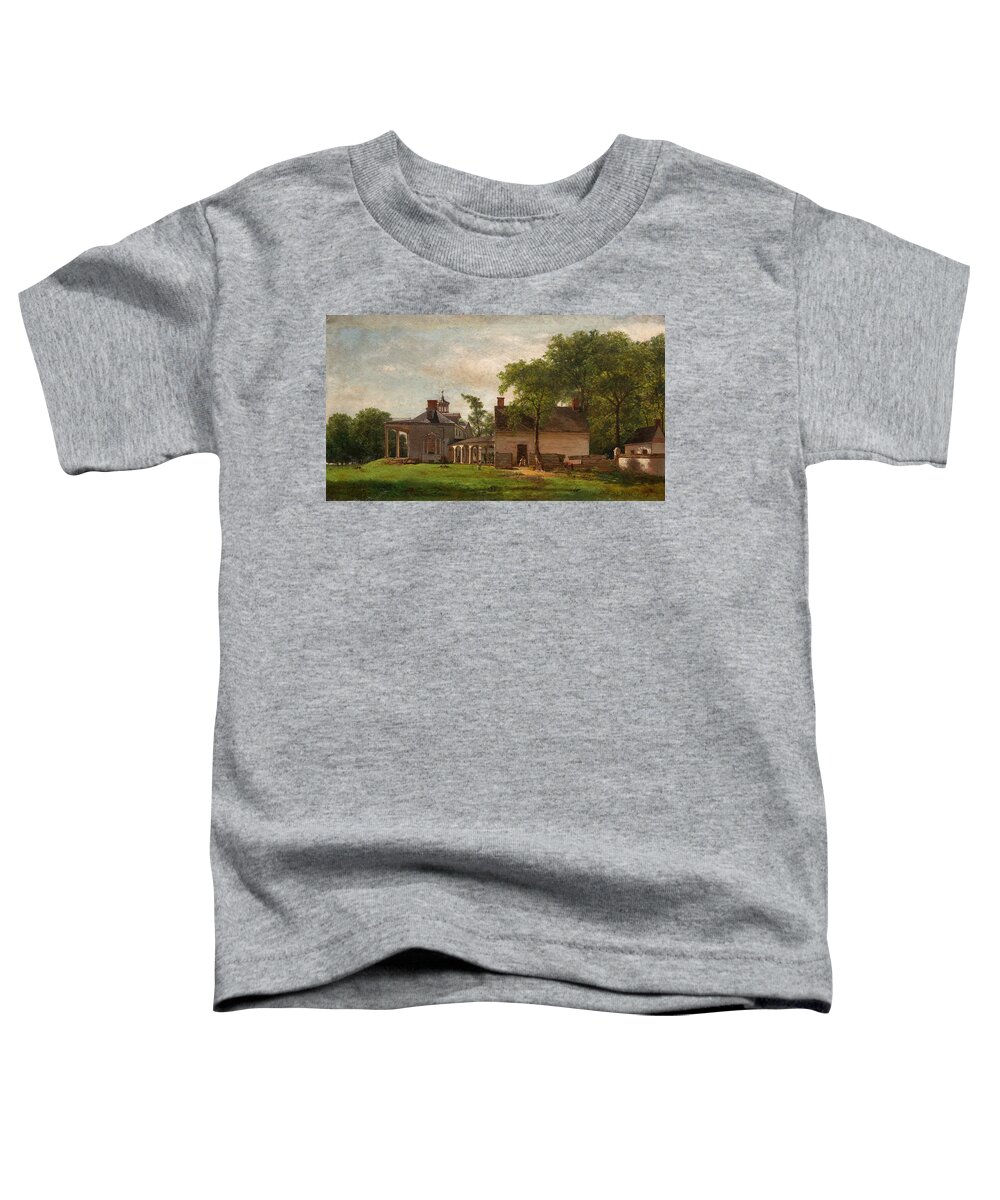 Eastman Johnson Toddler T-Shirt featuring the painting The Old Mount Vernon by Eastman Johnson