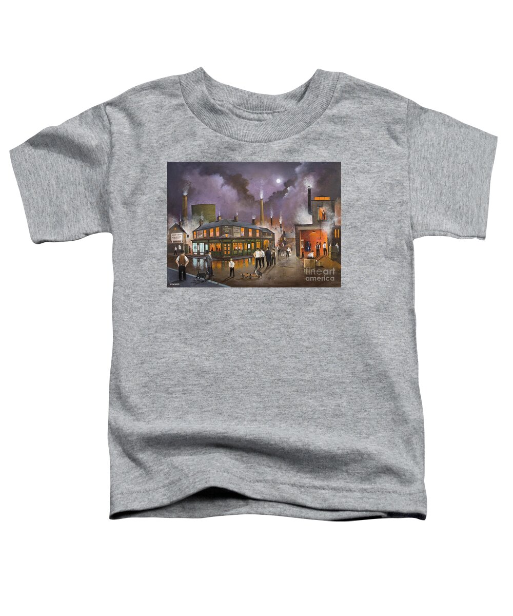 England Toddler T-Shirt featuring the painting The Selby Boys - England by Ken Wood