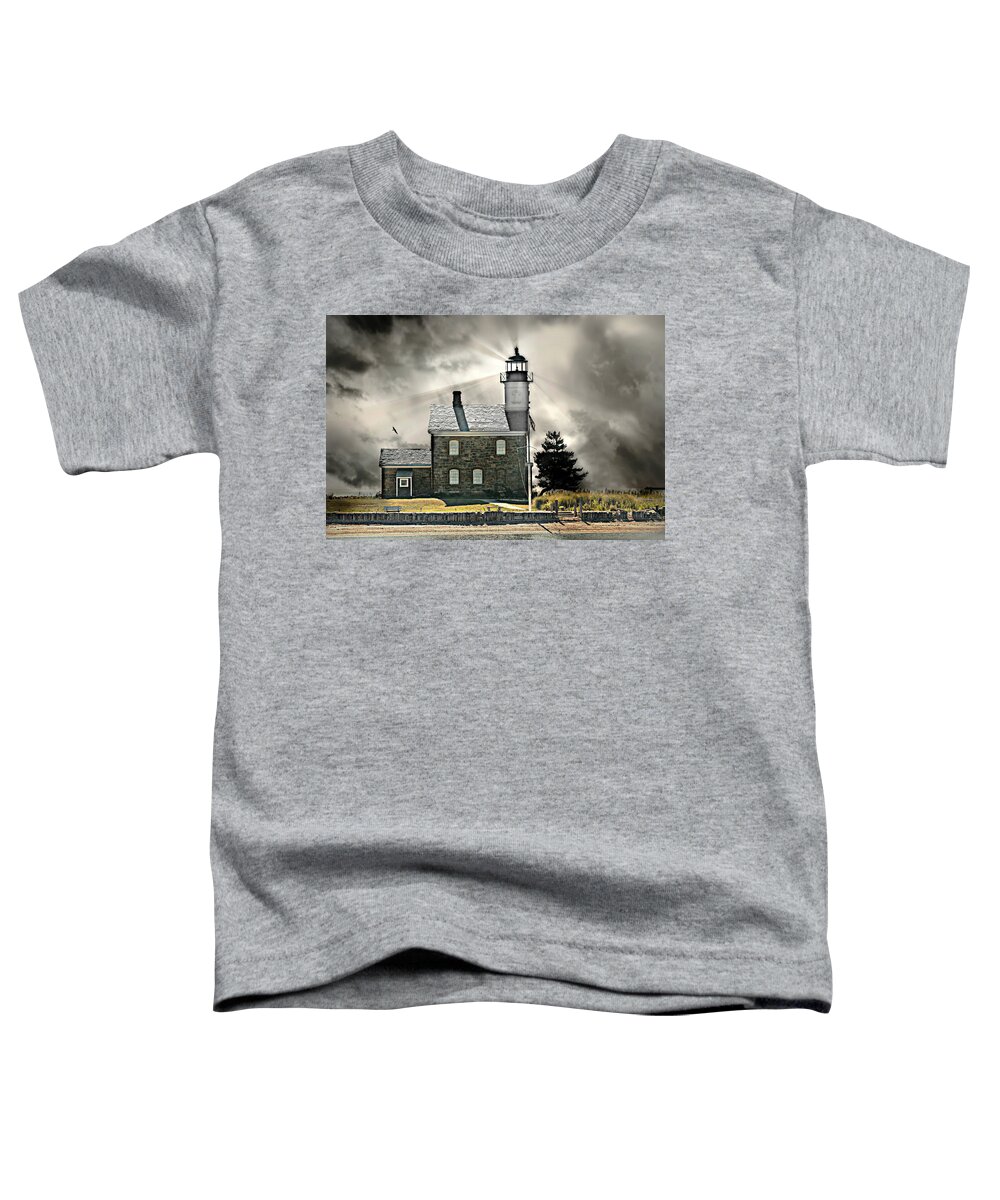 Lighthouse Toddler T-Shirt featuring the photograph The Sheffield by Diana Angstadt