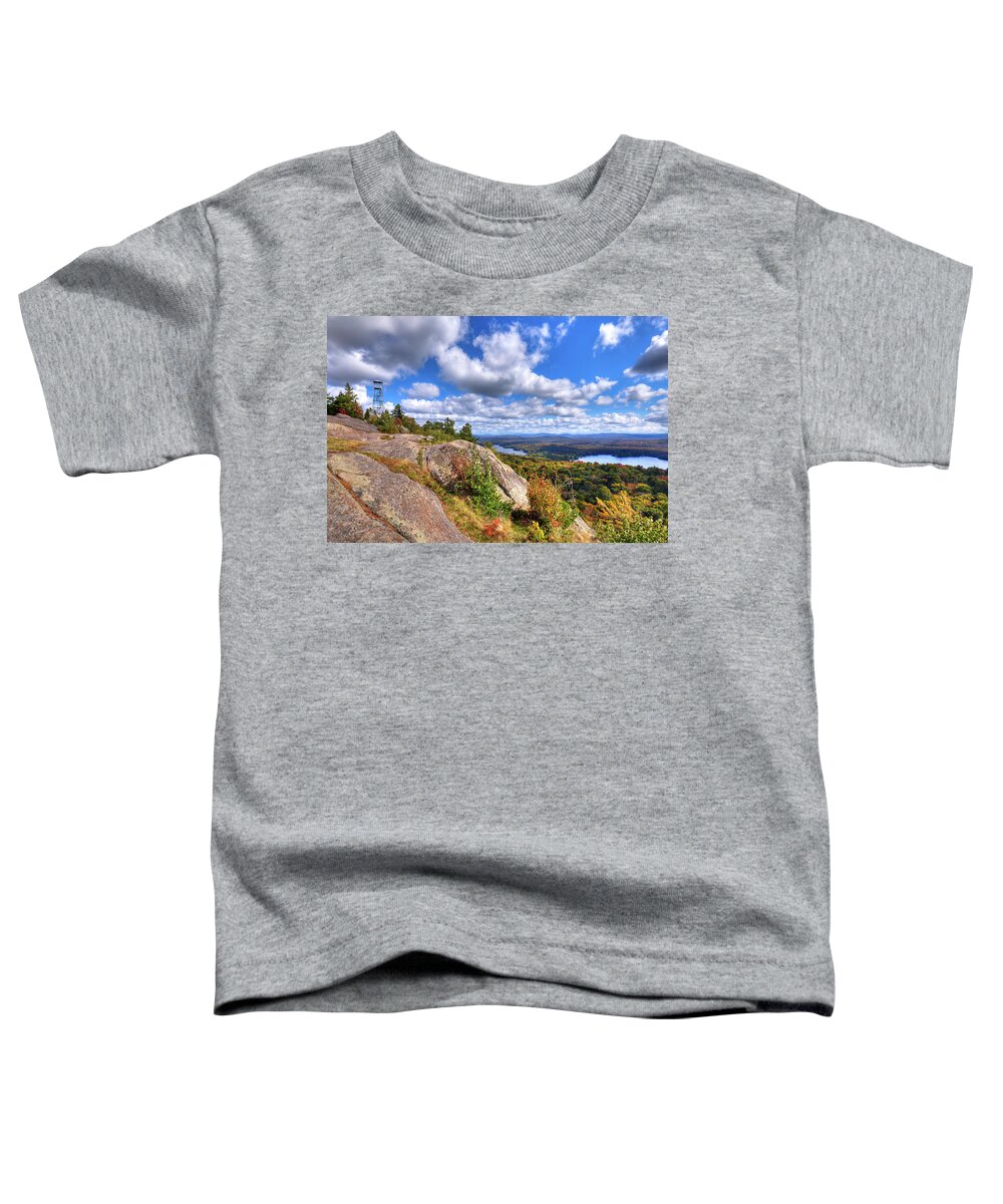 The Tower On Bald Mountain Toddler T-Shirt featuring the photograph The Tower on Bald Mountain by David Patterson