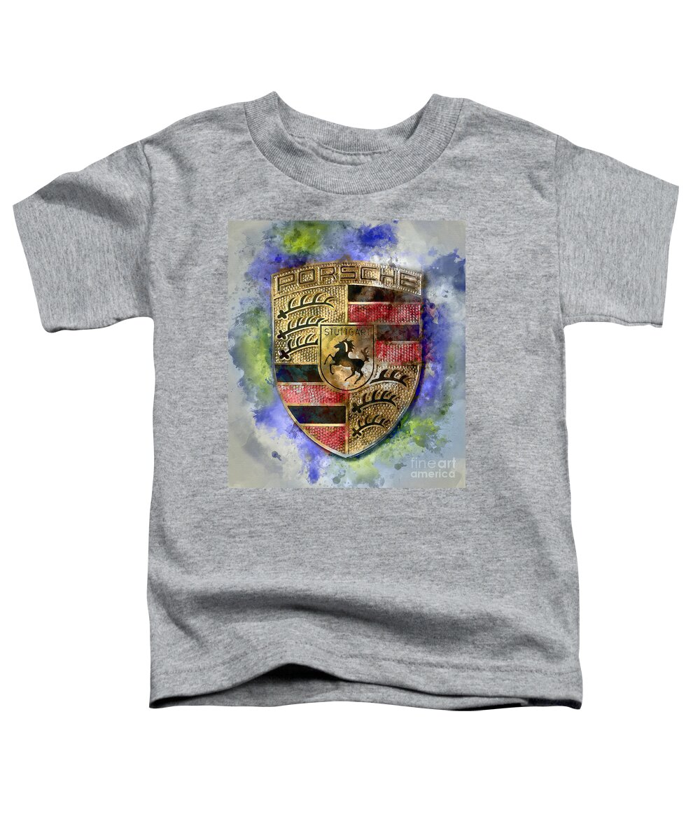 Gt3 Toddler T-Shirt featuring the painting There is No Substitute by Jon Neidert