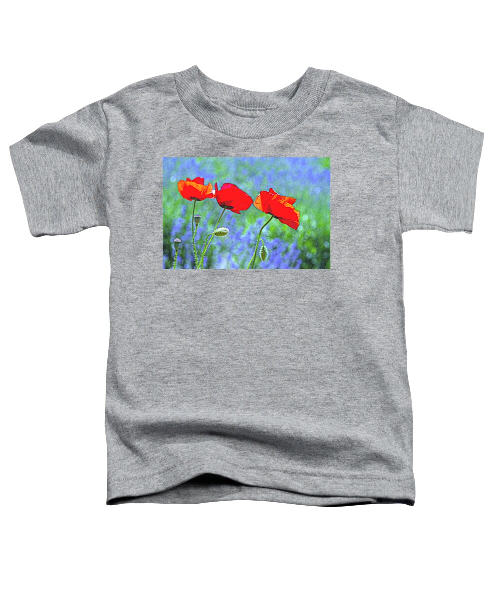Botanical Toddler T-Shirt featuring the photograph Three Sisters by Alana Thrower