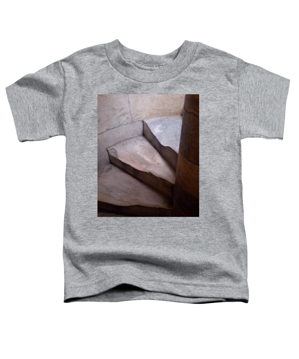 Stairway Toddler T-Shirt featuring the photograph Thy weary way by Steven Robiner