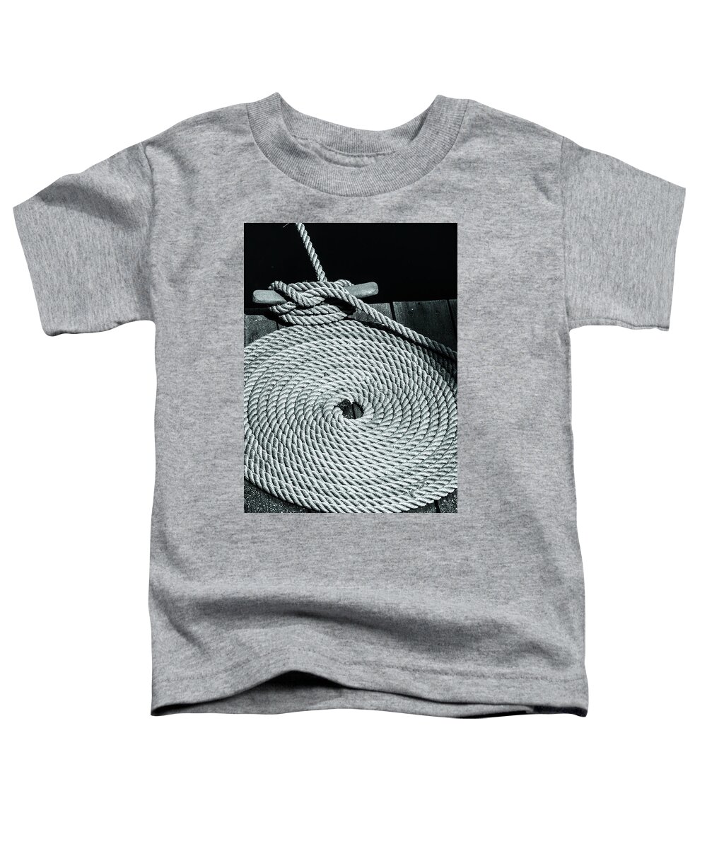 Nautical Toddler T-Shirt featuring the photograph Tied off 2 by Jason Hughes