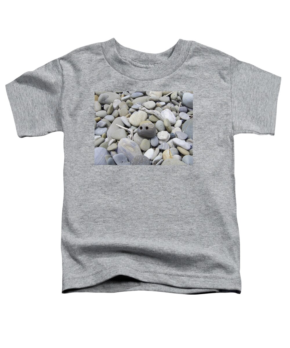 Toting Toddler T-Shirt featuring the photograph Toting Rocks - In the eyes of the beholder by Barbara St Jean