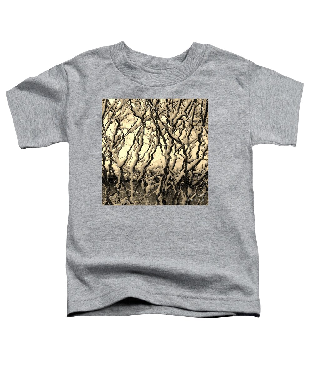 Digital Effects Toddler T-Shirt featuring the photograph Winter Frenzy by Rosanne Licciardi