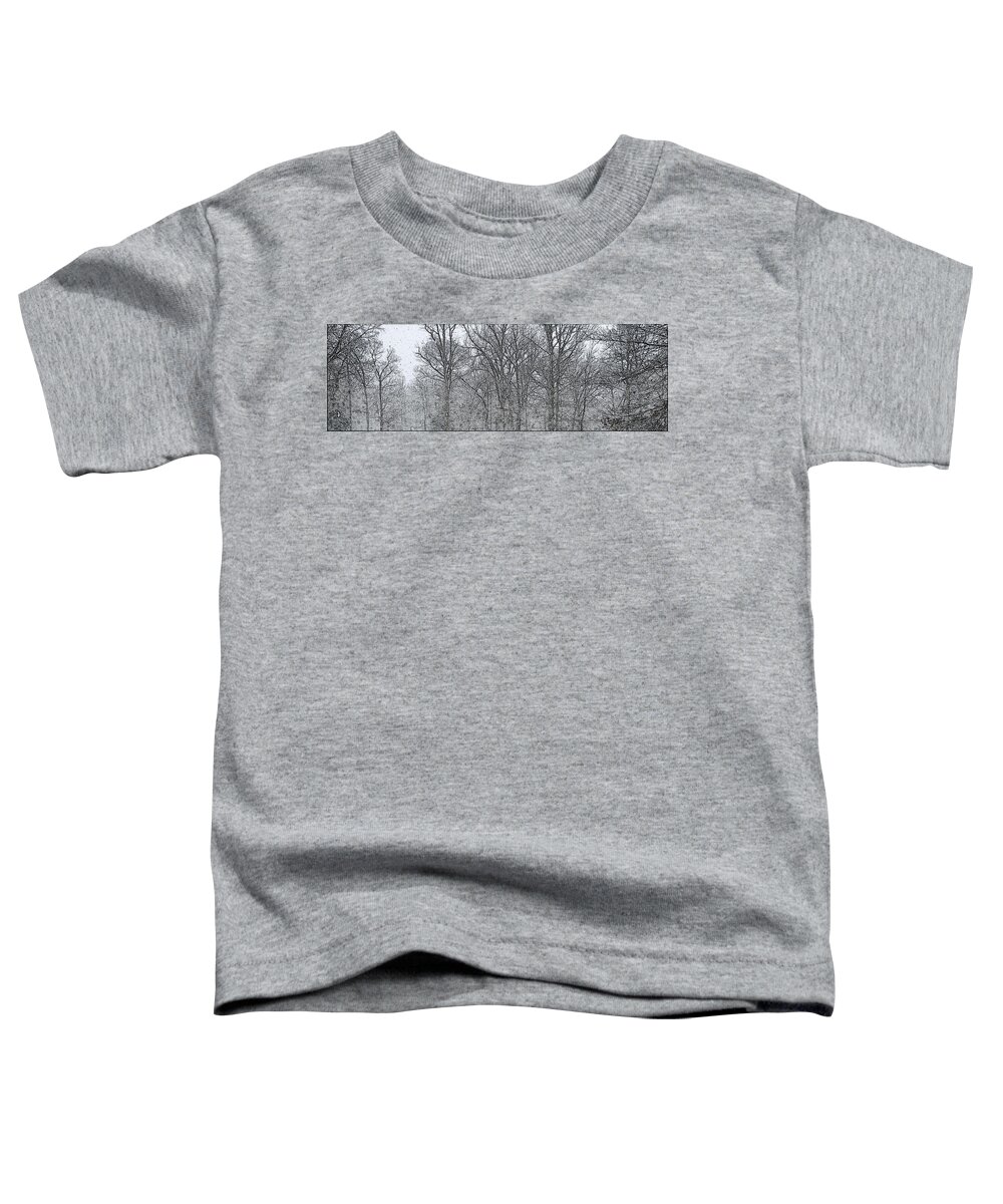 Trees Toddler T-Shirt featuring the photograph Trees in snow by Chris W Photography AKA Christian Wilson