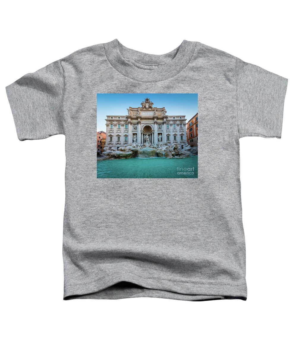 Dolce Vita Toddler T-Shirt featuring the photograph Trevi Fountain by Inge Johnsson