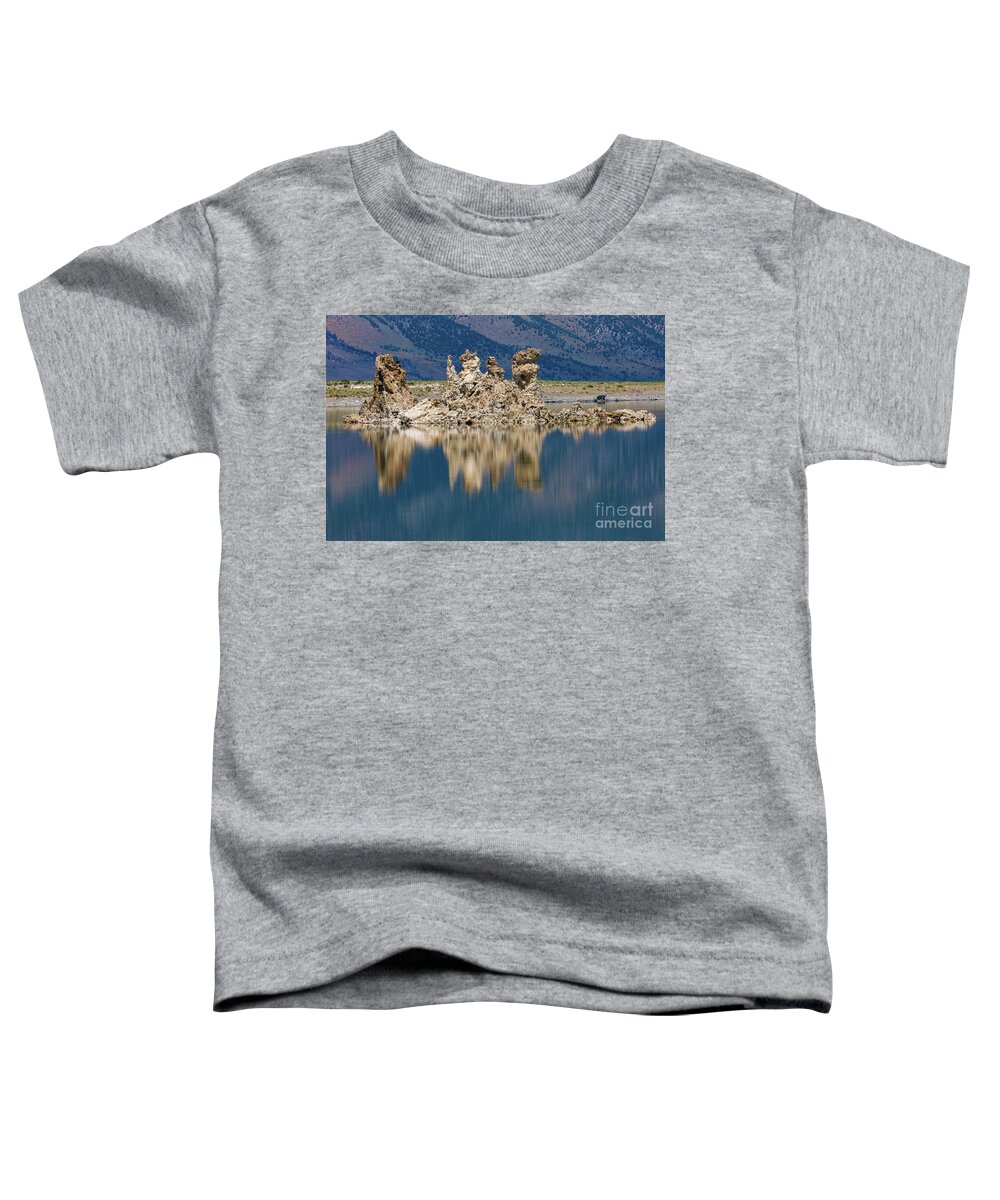 Mono Lake Toddler T-Shirt featuring the photograph Tuffa Reflection by Anthony Michael Bonafede