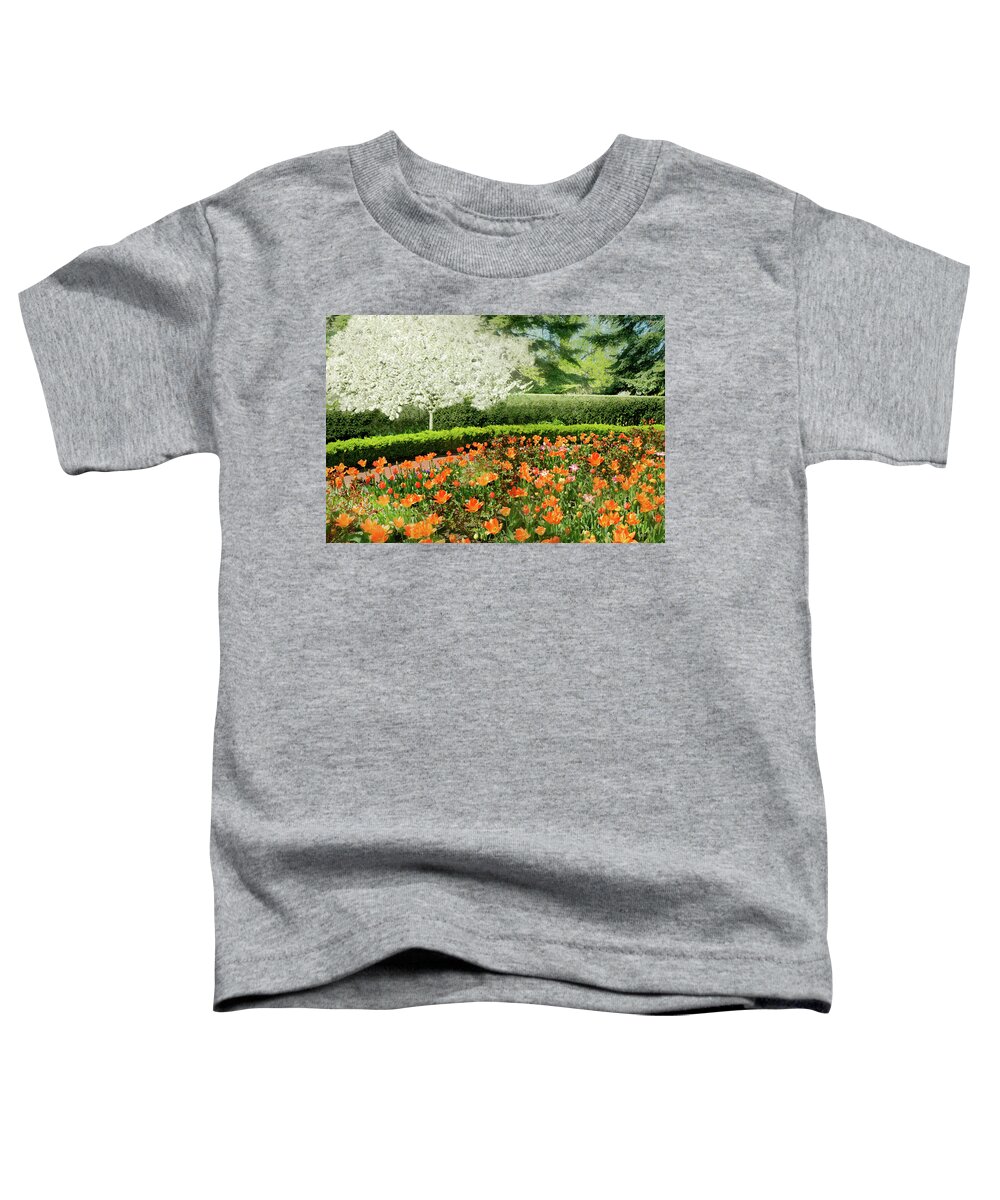 Nybg Toddler T-Shirt featuring the photograph Tulip Cafe by Diana Angstadt
