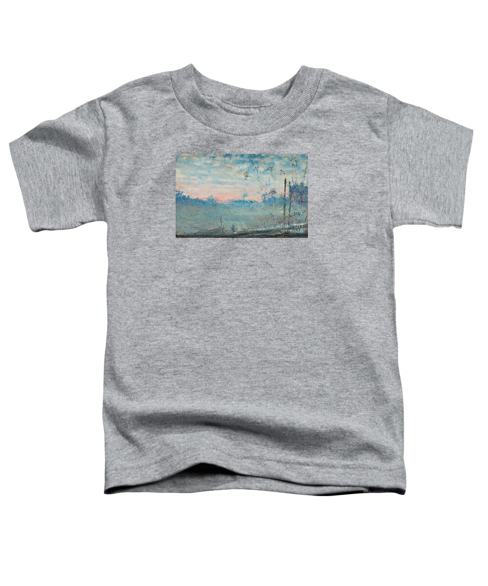 Nils Kreuger Toddler T-Shirt featuring the painting Twilight by MotionAge Designs