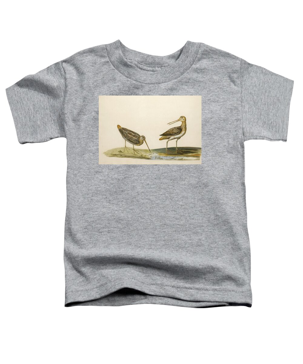 Peter Paillou Toddler T-Shirt featuring the drawing Two Snipe by Peter Paillou