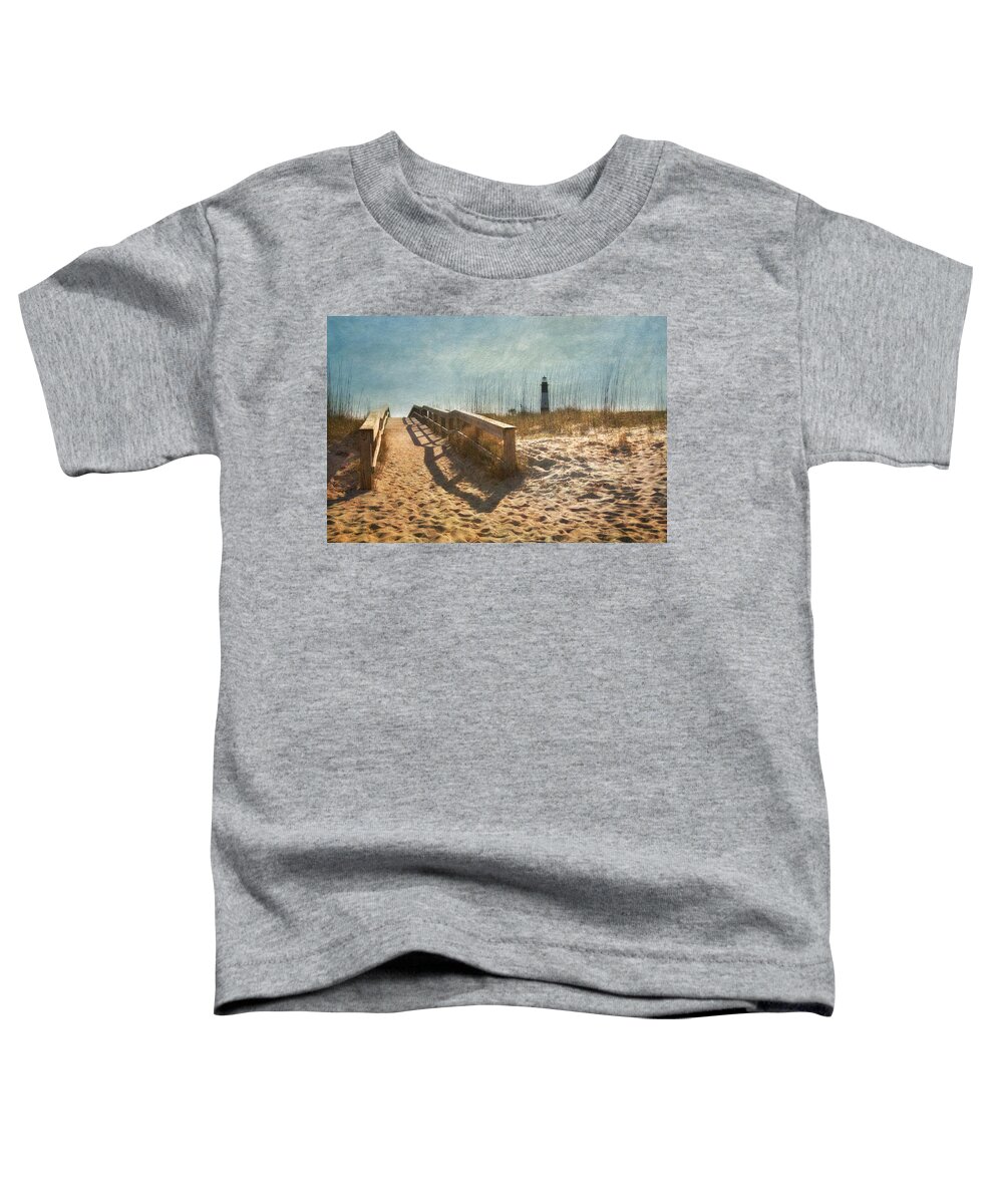 Lighthouse Toddler T-Shirt featuring the photograph Tybee Island by Kim Hojnacki