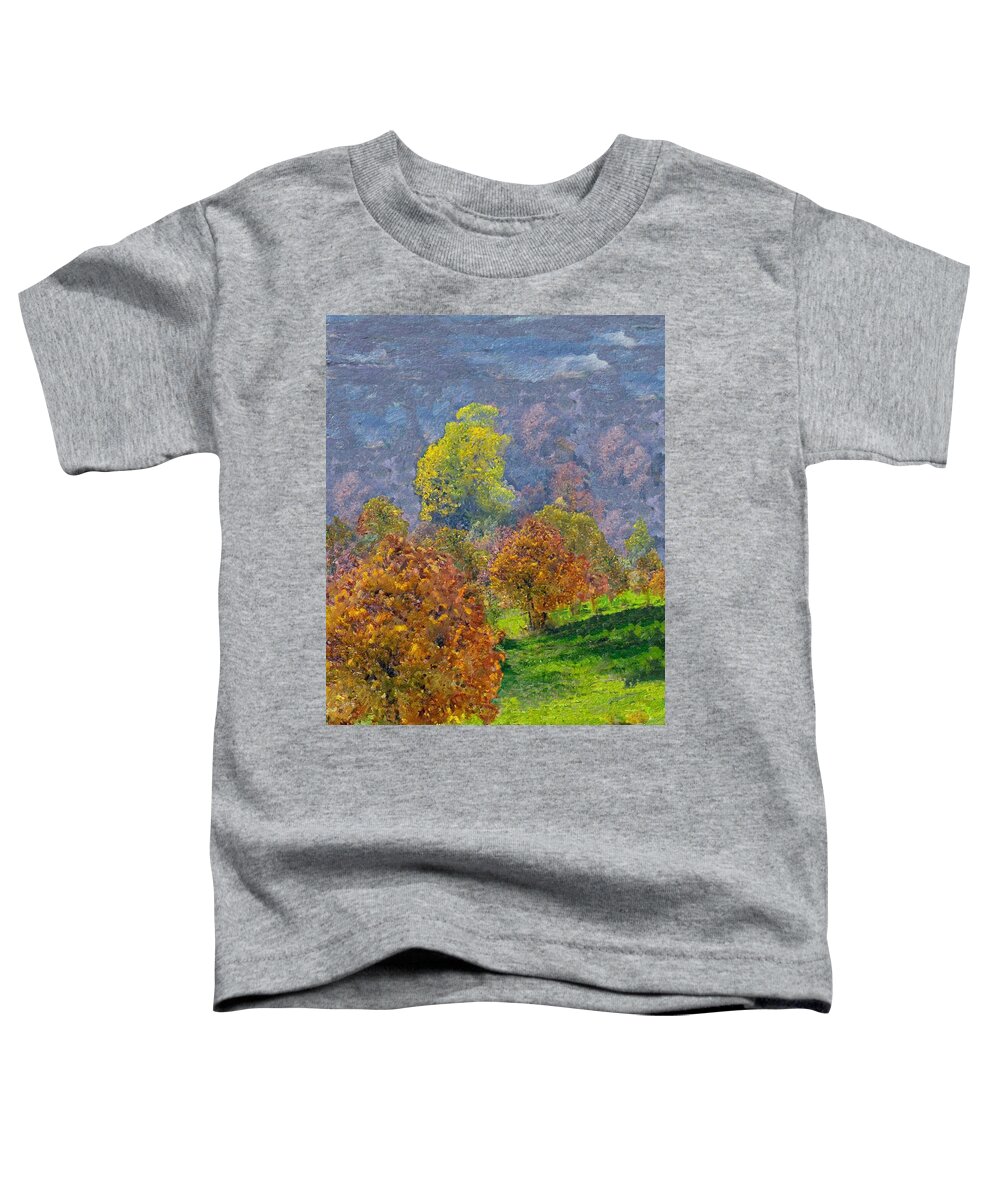 Trees Toddler T-Shirt featuring the painting Valley of the Trees by Portraits By NC