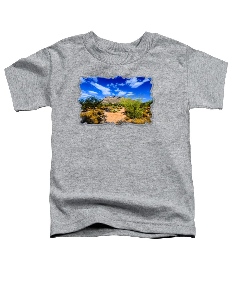 Arizona Toddler T-Shirt featuring the photograph Valley View h102 by Mark Myhaver