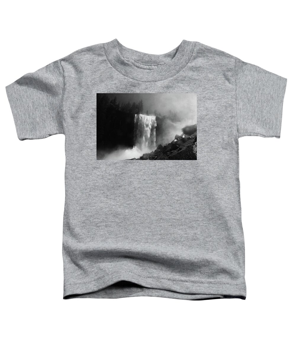Vernal Fall Toddler T-Shirt featuring the photograph Vernal Fall and Mist Trail by Raymond Salani III