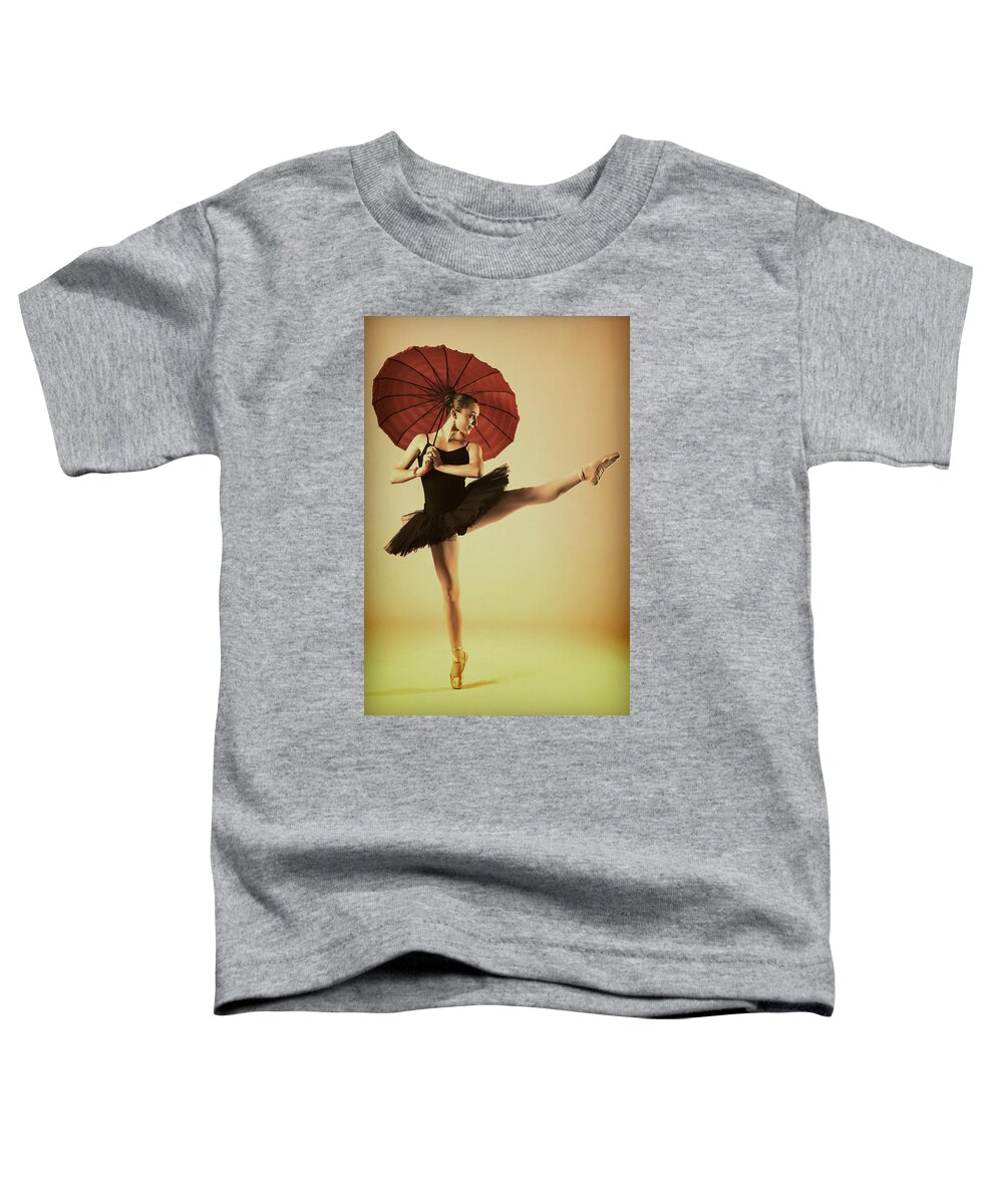 Pointe Toddler T-Shirt featuring the photograph Very Pointey and Warm by Monte Arnold