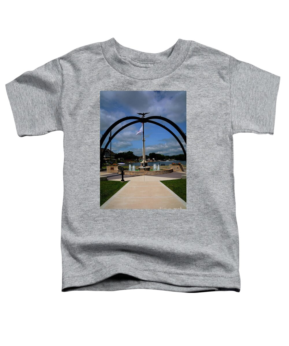 Outdoors Toddler T-Shirt featuring the photograph Veterans Memorial Park by Deborah Klubertanz