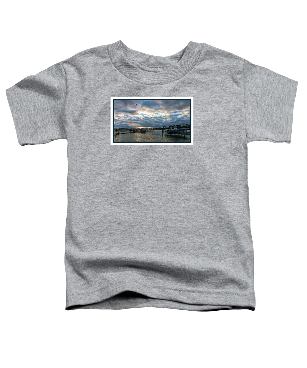 Indian River Toddler T-Shirt featuring the photograph View From Marina Bay by Dorothy Cunningham