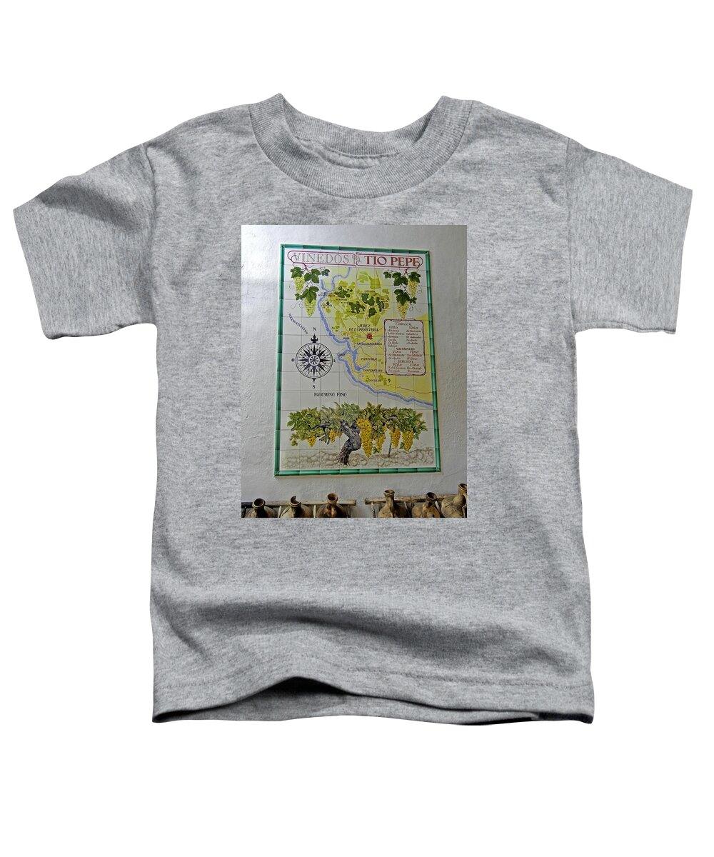 Europe Toddler T-Shirt featuring the photograph Vinedos Tio Pepe - Jerez de la Frontera by Juergen Weiss