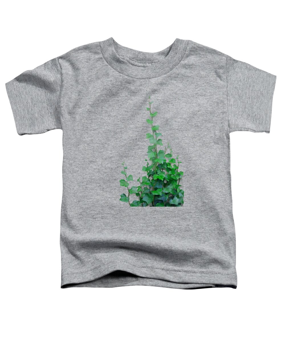 Vines Toddler T-Shirt featuring the painting Vines by the wall by Ivana Westin