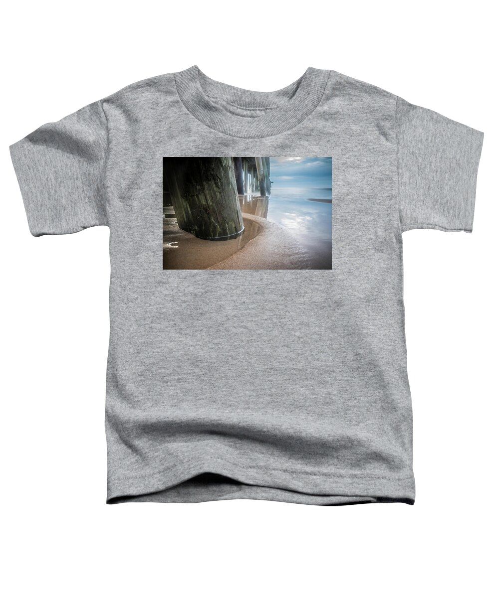 Sunrise Toddler T-Shirt featuring the photograph Virginia Beach Sunrise 29 by Larkin's Balcony Photography