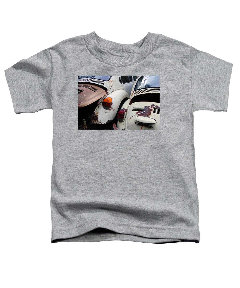 Vw Toddler T-Shirt featuring the photograph VW Sisters by Jame Hayes