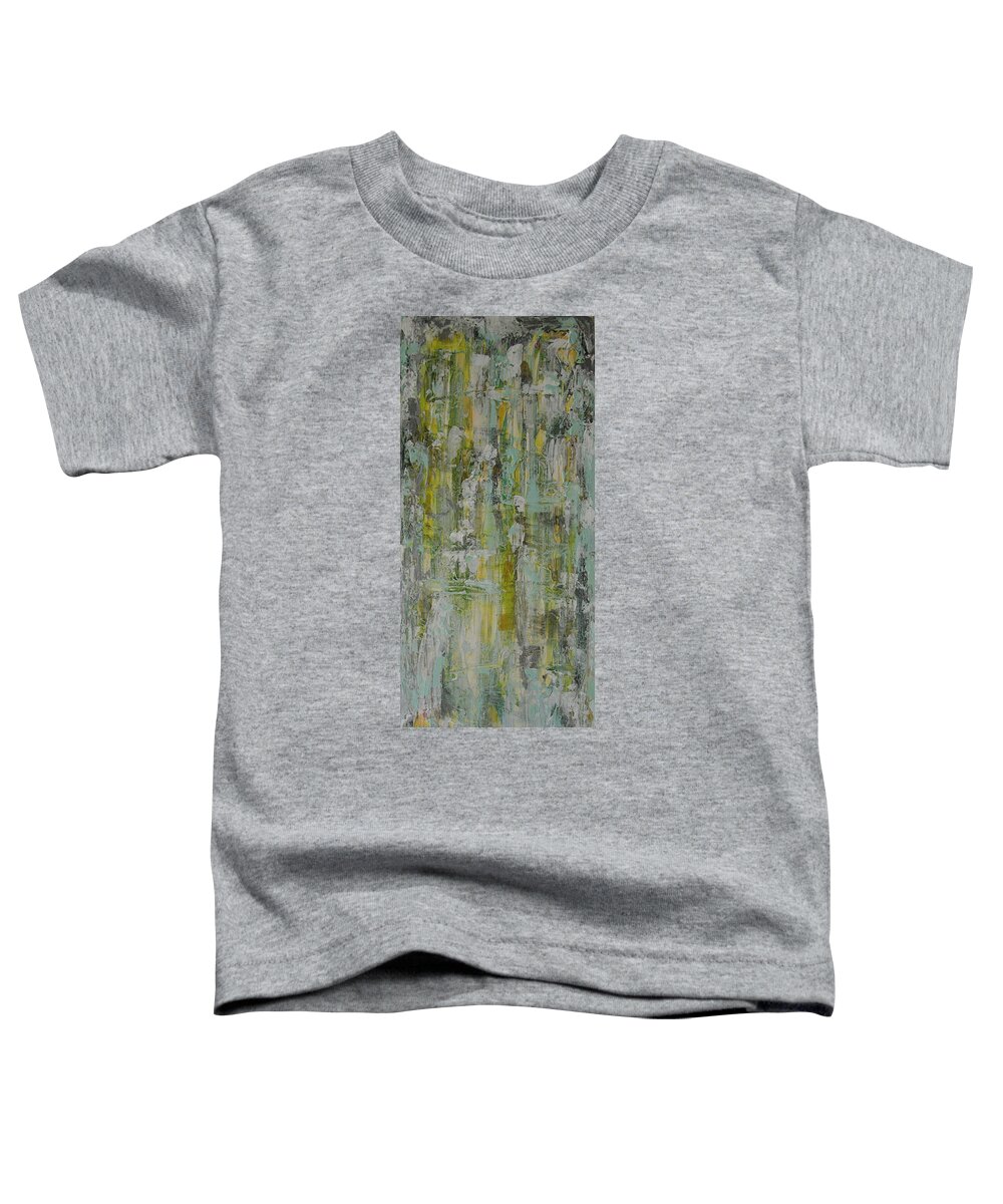 Abstract Painting Toddler T-Shirt featuring the painting W21 - twice I by KUNST MIT HERZ Art with heart